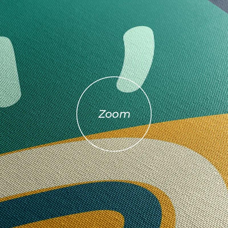 Mehrteiliges Leinwandbild Colorful Face Set mockup 1