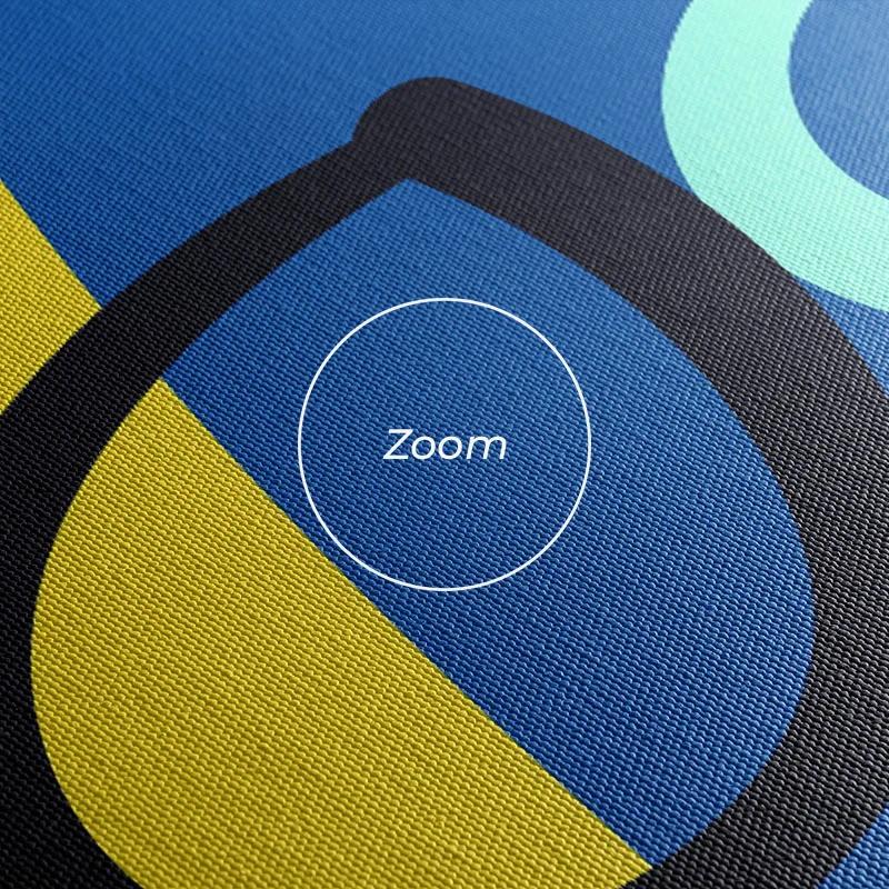 Mehrteiliges Leinwandbild Summer Collage mockup 1