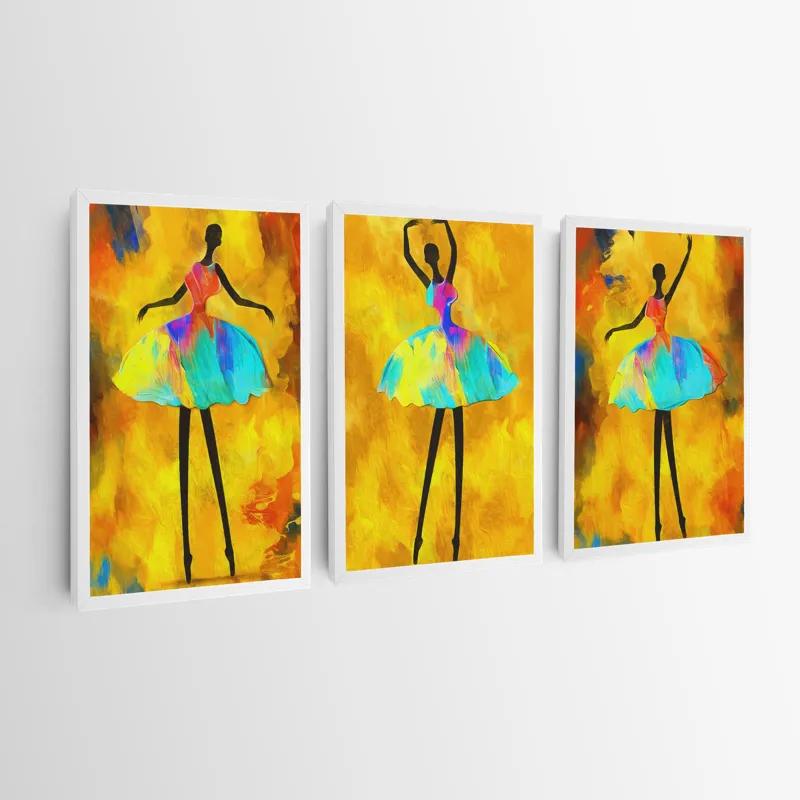 Mehrteiliges Leinwandbild Paintedallerina mockup 0