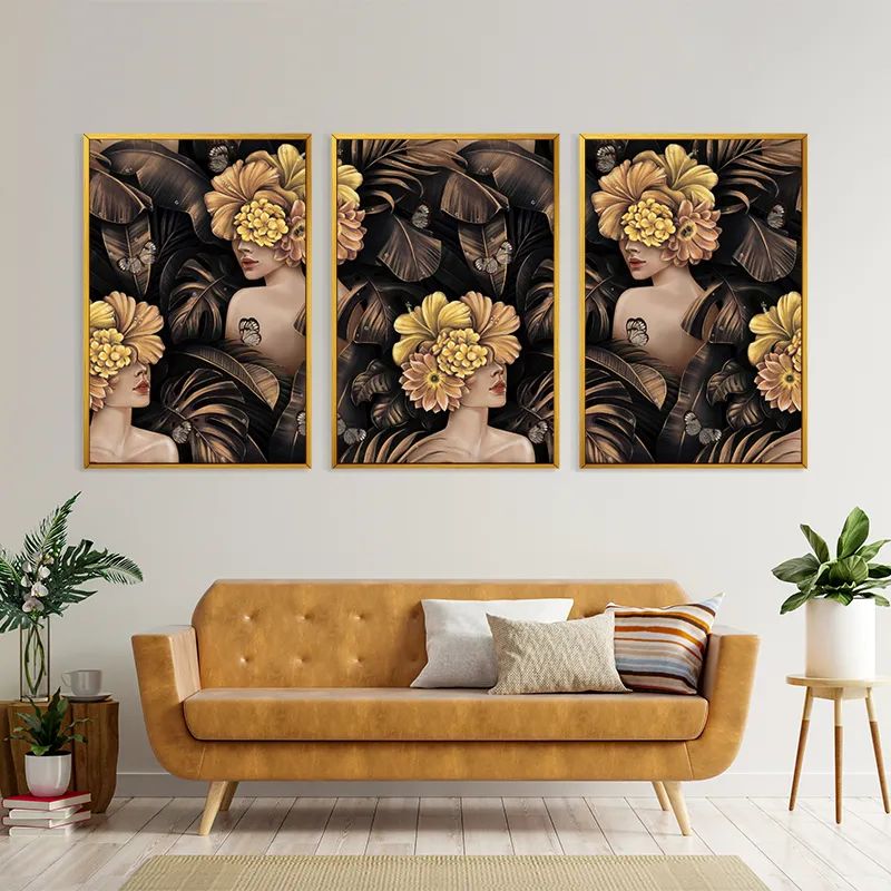 Golden Flower Girls mockup 4