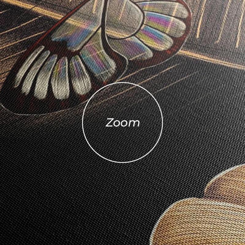 Mehrteiliges Leinwandbild Golden Flower Girls mockup 1