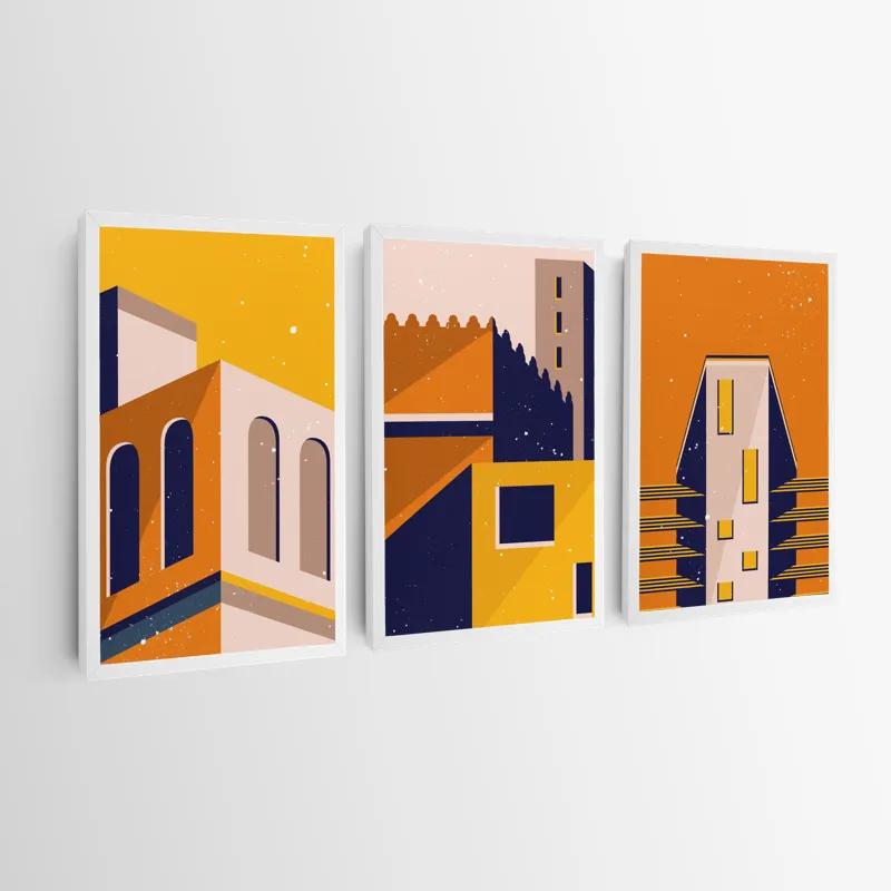 Mehrteiliges Leinwandbild Sunset Home Set mockup 0