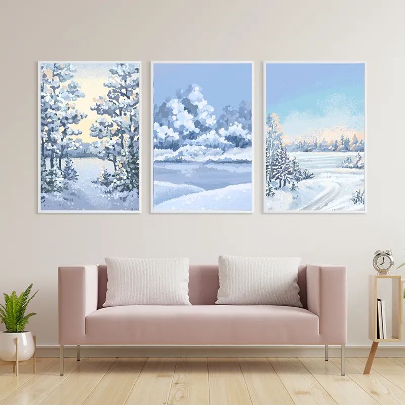 Art Winter Set mockup 3