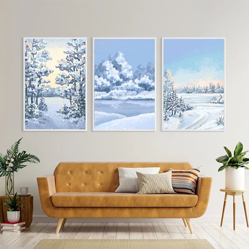 Art Winter Set mockup 4