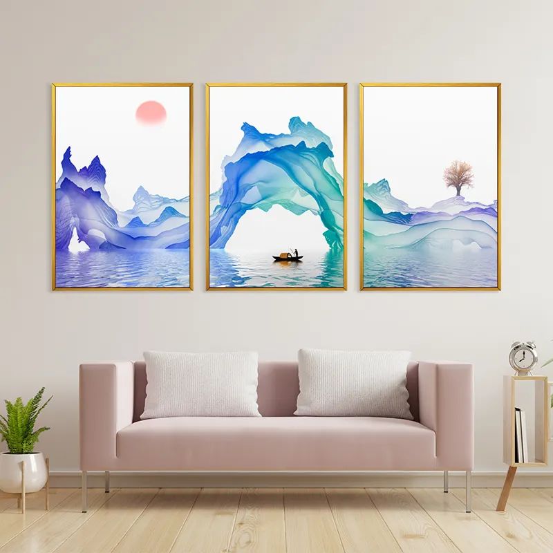 Abstract Purple Lake mockup 3