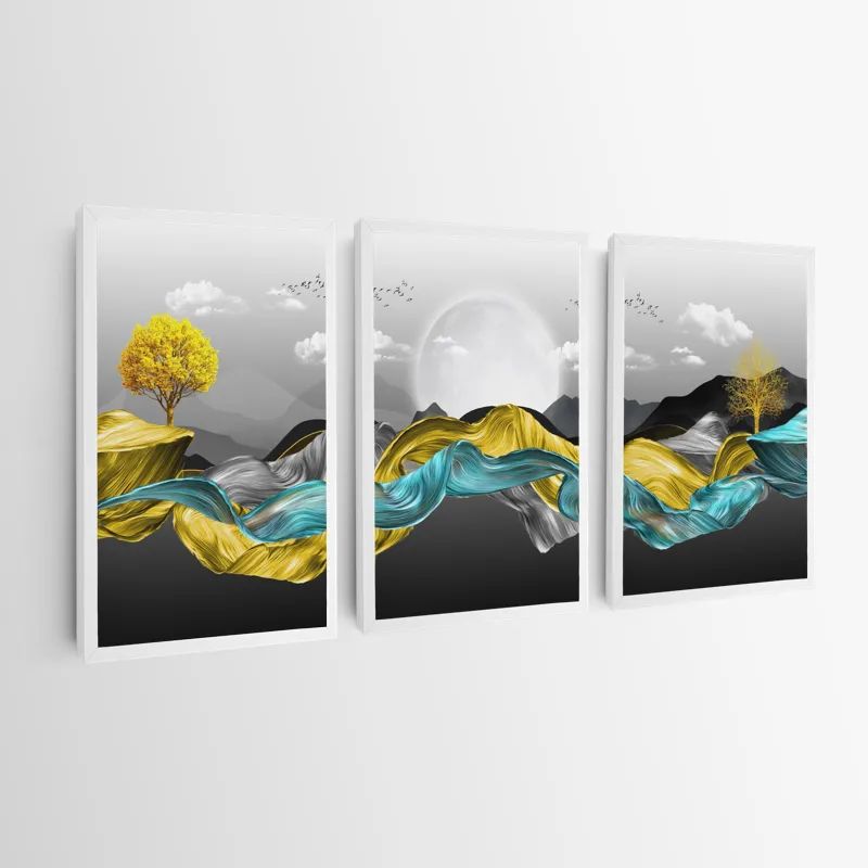 Gold Mountain Waves mockup 0