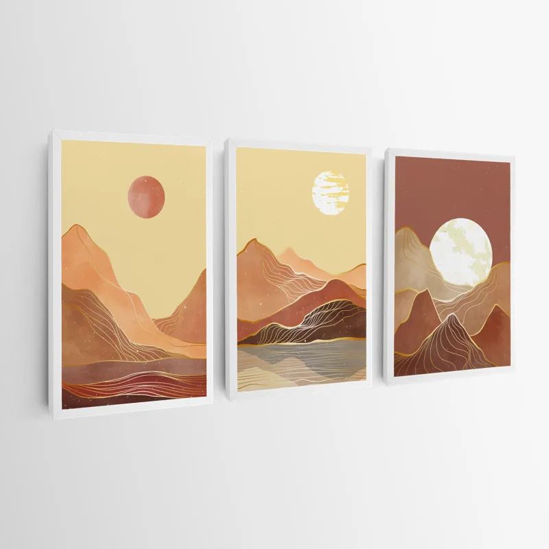 Orange Mountain Set mockup 0