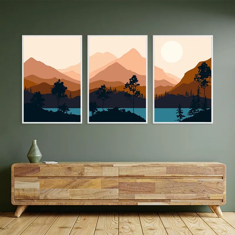 Cream Moon Mountain mockup 2