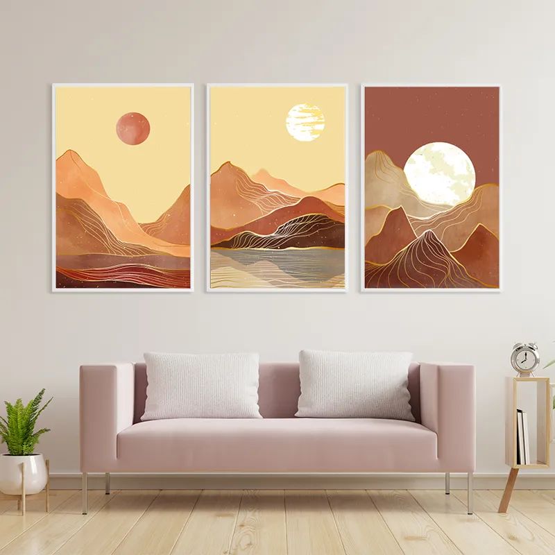 Orange Mountain Set mockup 3