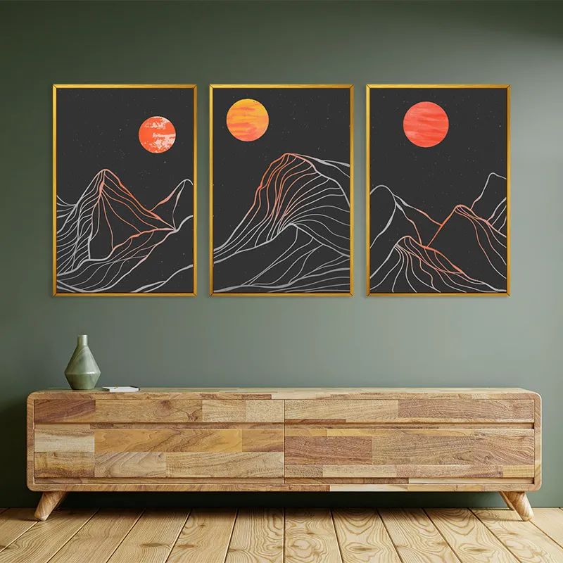 Orange Moon Line mockup 2