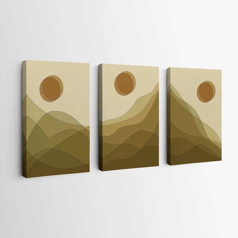 Cream Mountain Set mockup 0