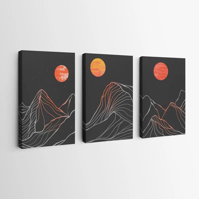 Orange Moon Line mockup 0