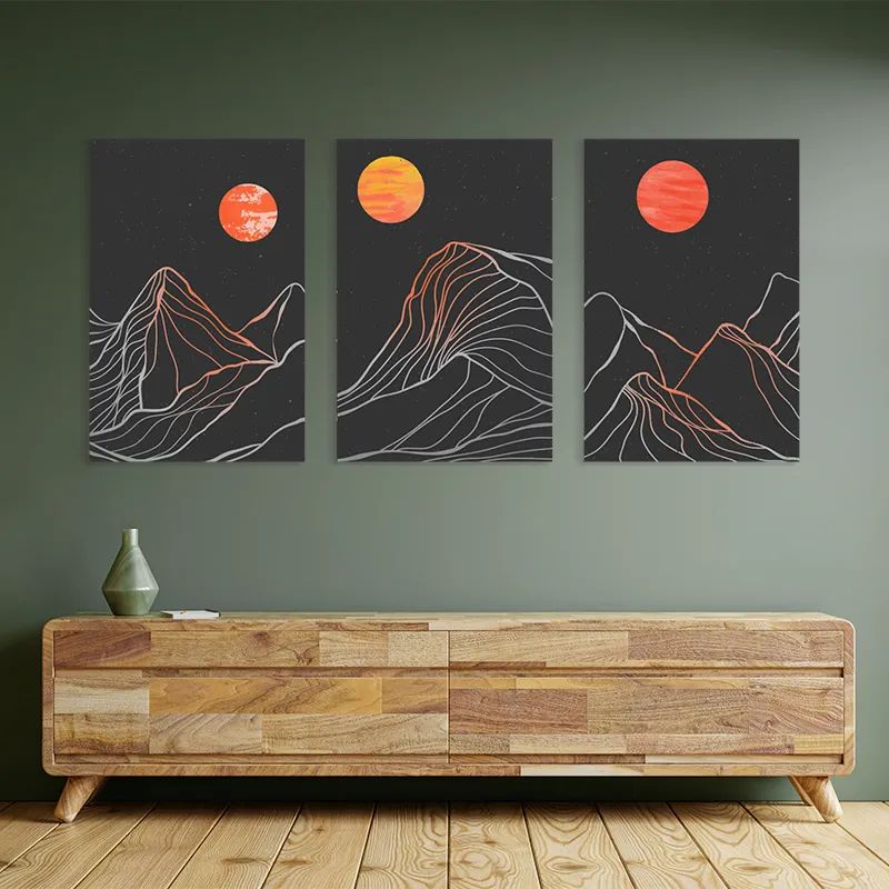 Orange Moon Line mockup 2