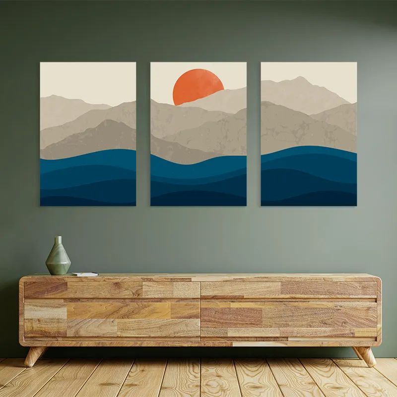 Orange Moon Set mockup 2