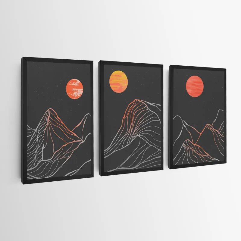 Orange Moon Line mockup 0