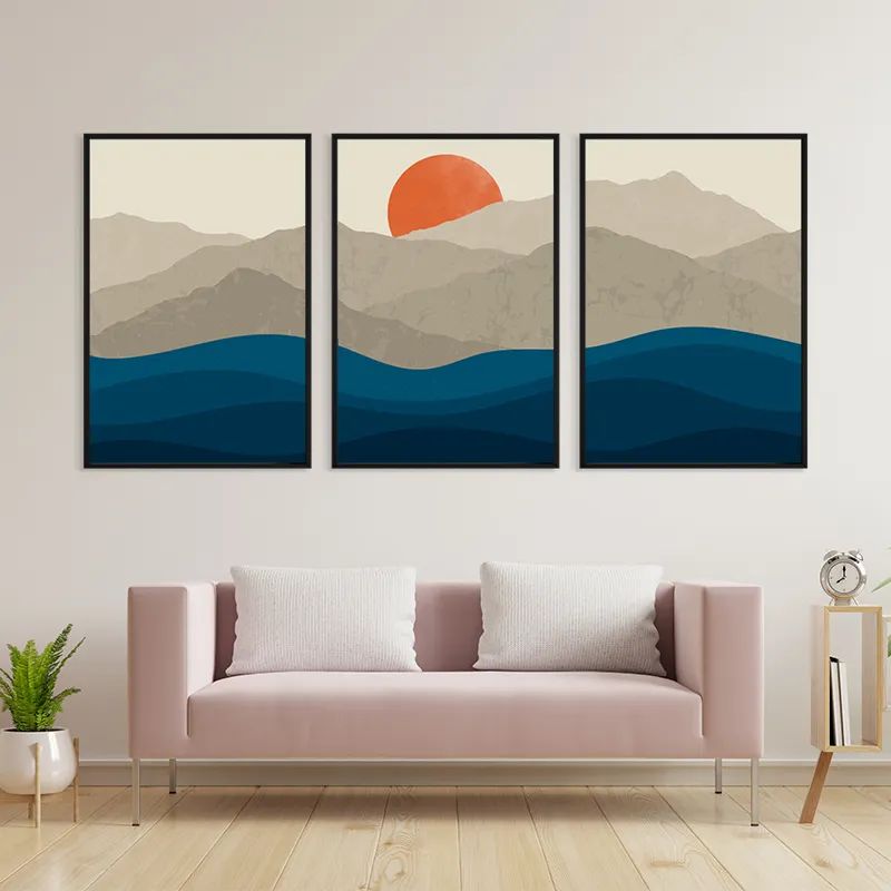 Orange Moon Set mockup 3