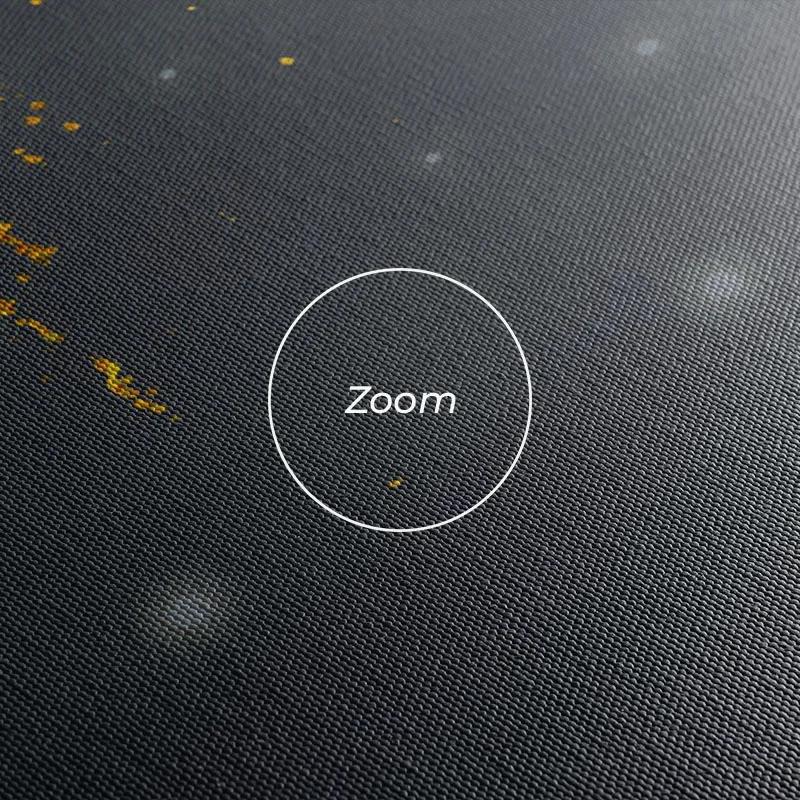 Mehrteiliges Leinwandbild Golden Deer mockup 1