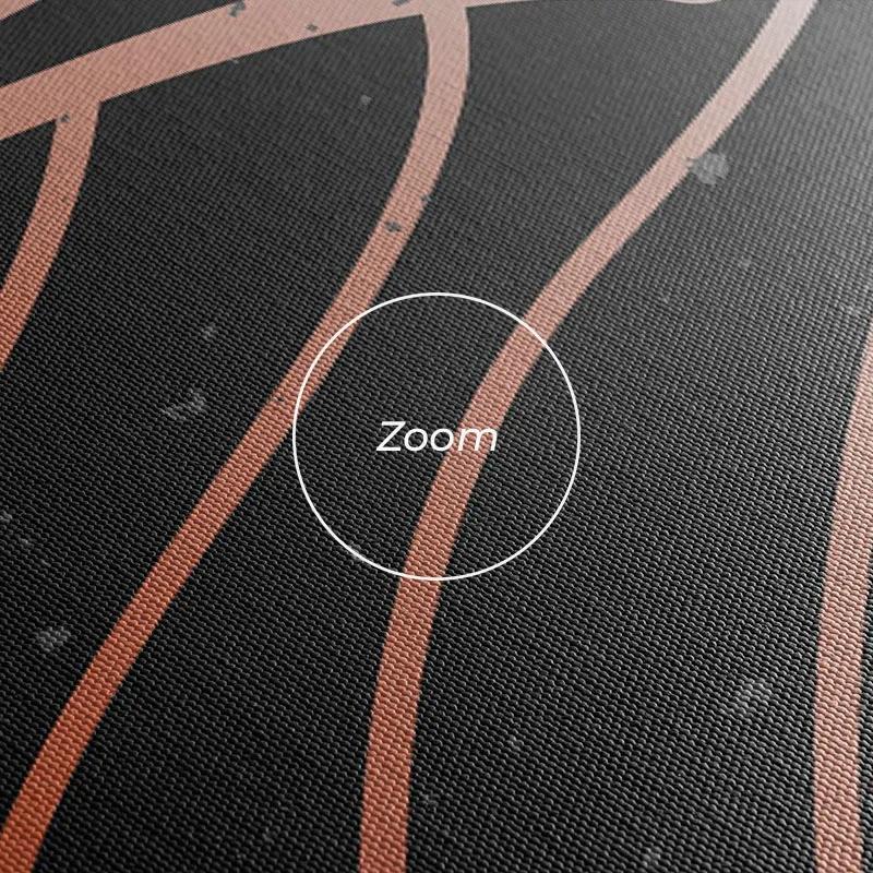 Mehrteiliges Leinwandbild Orange Moon Line mockup 1