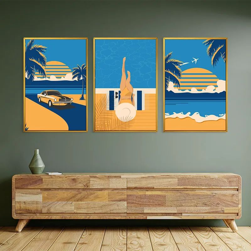 Summer Retro Set mockup 2