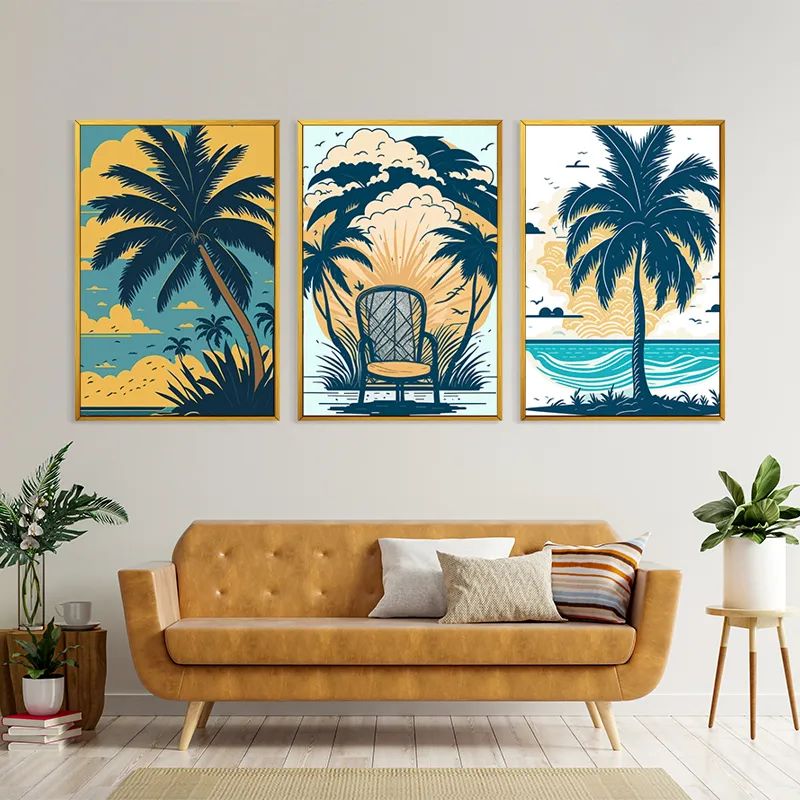 Palm Tree Set mockup 4