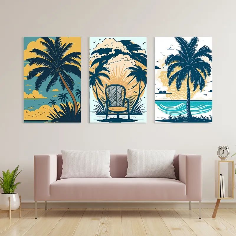 Palm Tree Set mockup 3