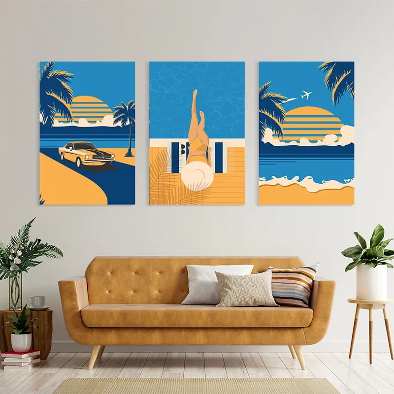 Summer Retro Set mockup 4