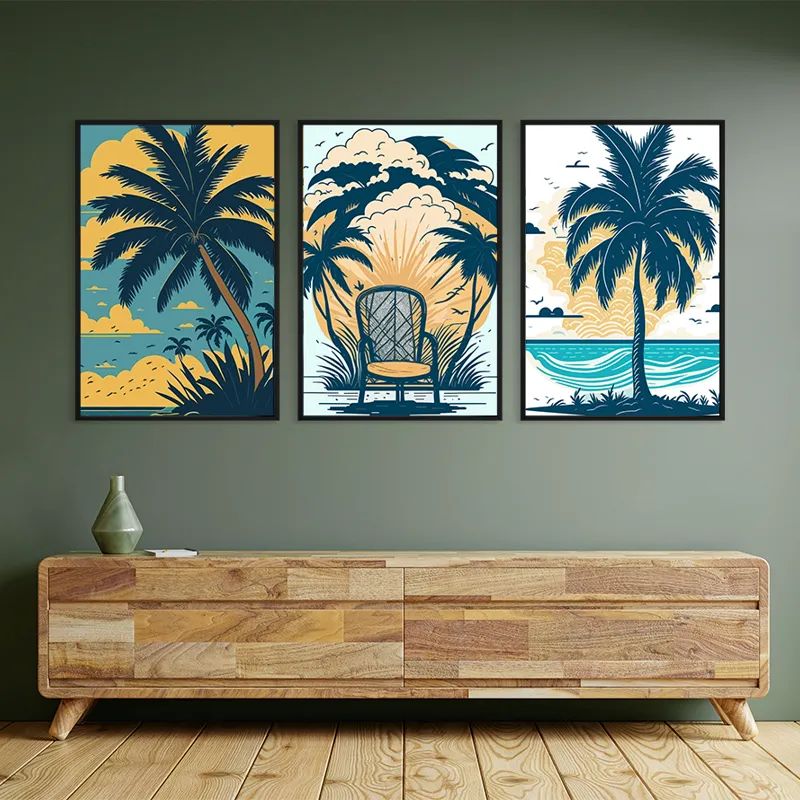 Palm Tree Set mockup 2