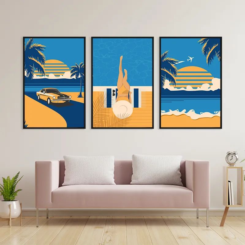 Summer Retro Set mockup 3