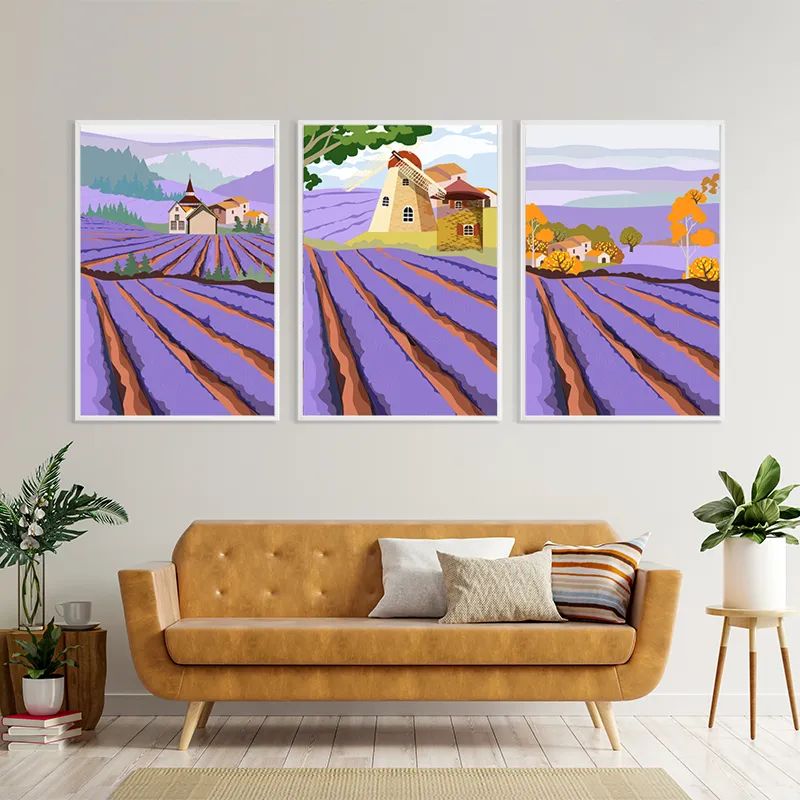 Purple Rural Field mockup 4