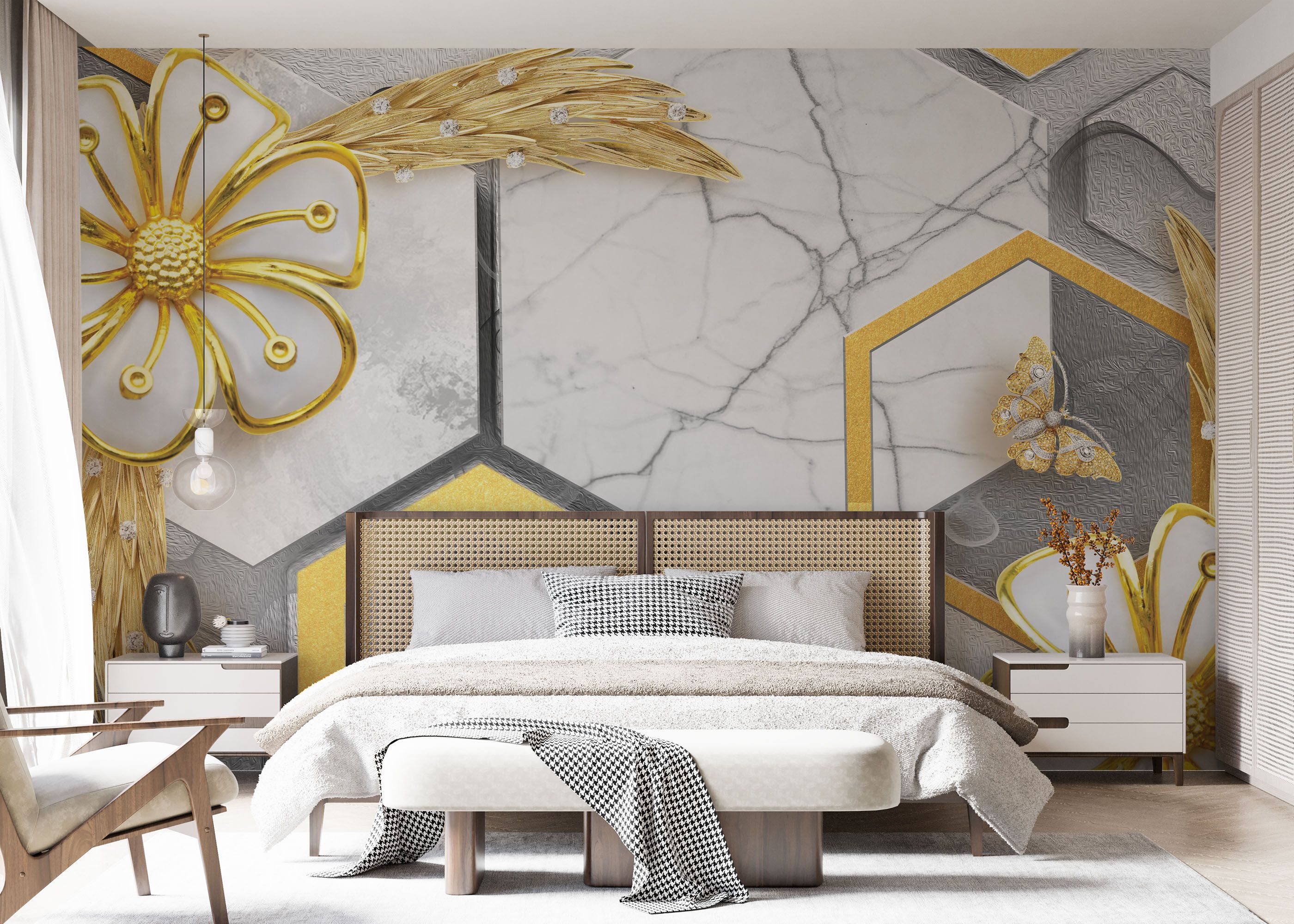 3d Geometric Nature mockup 7