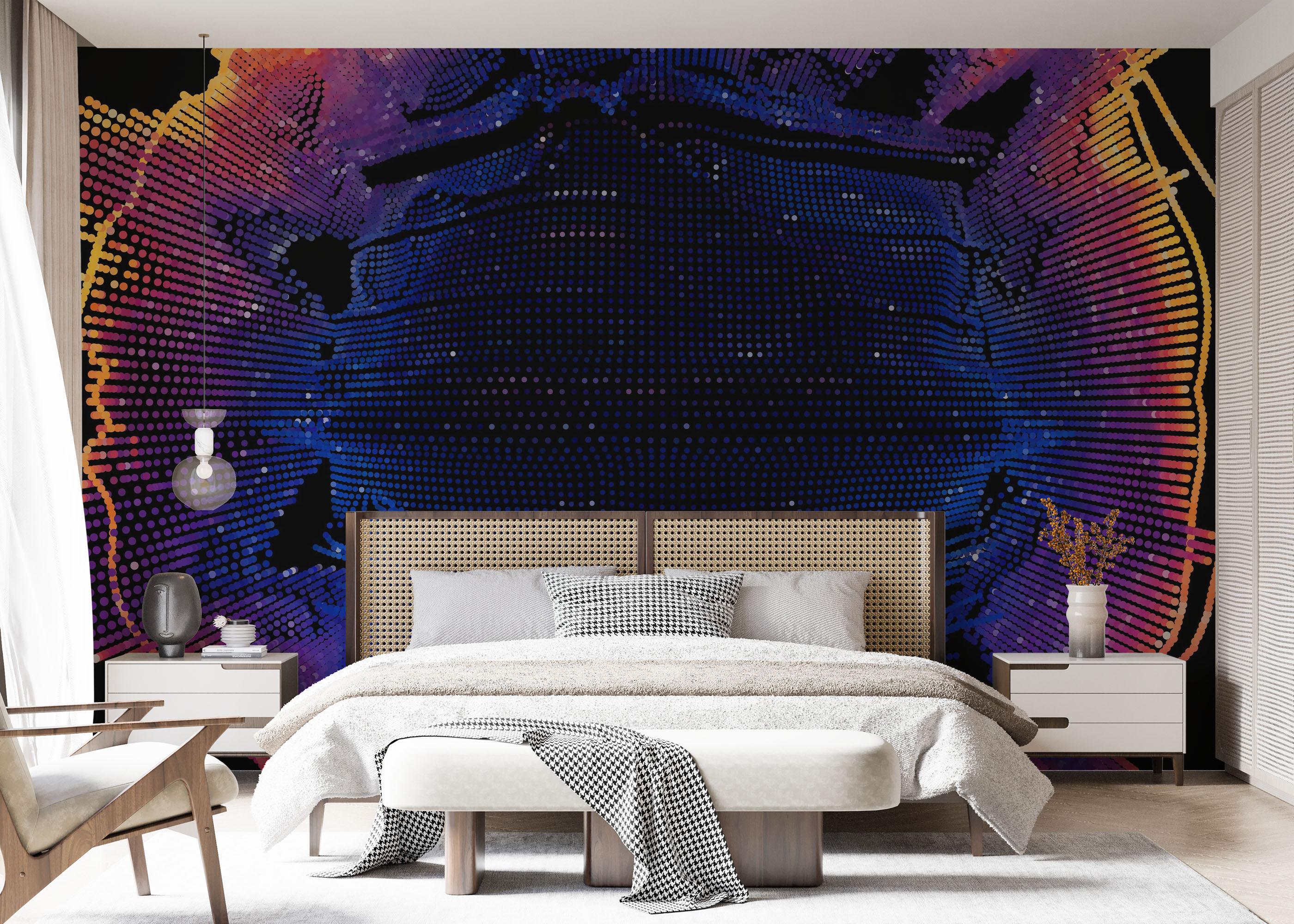 Fototapete Colorful 3d Ball mockup 7