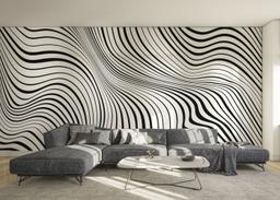 Black 3d Texture Line mockup 0