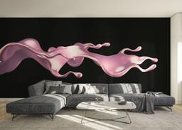 Cool Pink Floating Liquid mockup 0
