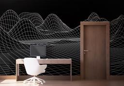 Black 3d Hill Line mockup 1