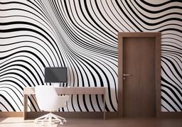 Black 3d Texture Line mockup 1