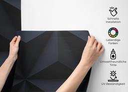 Black 3d Triangle mockup 2