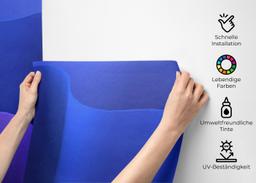 Blue 3d Paper mockup 2