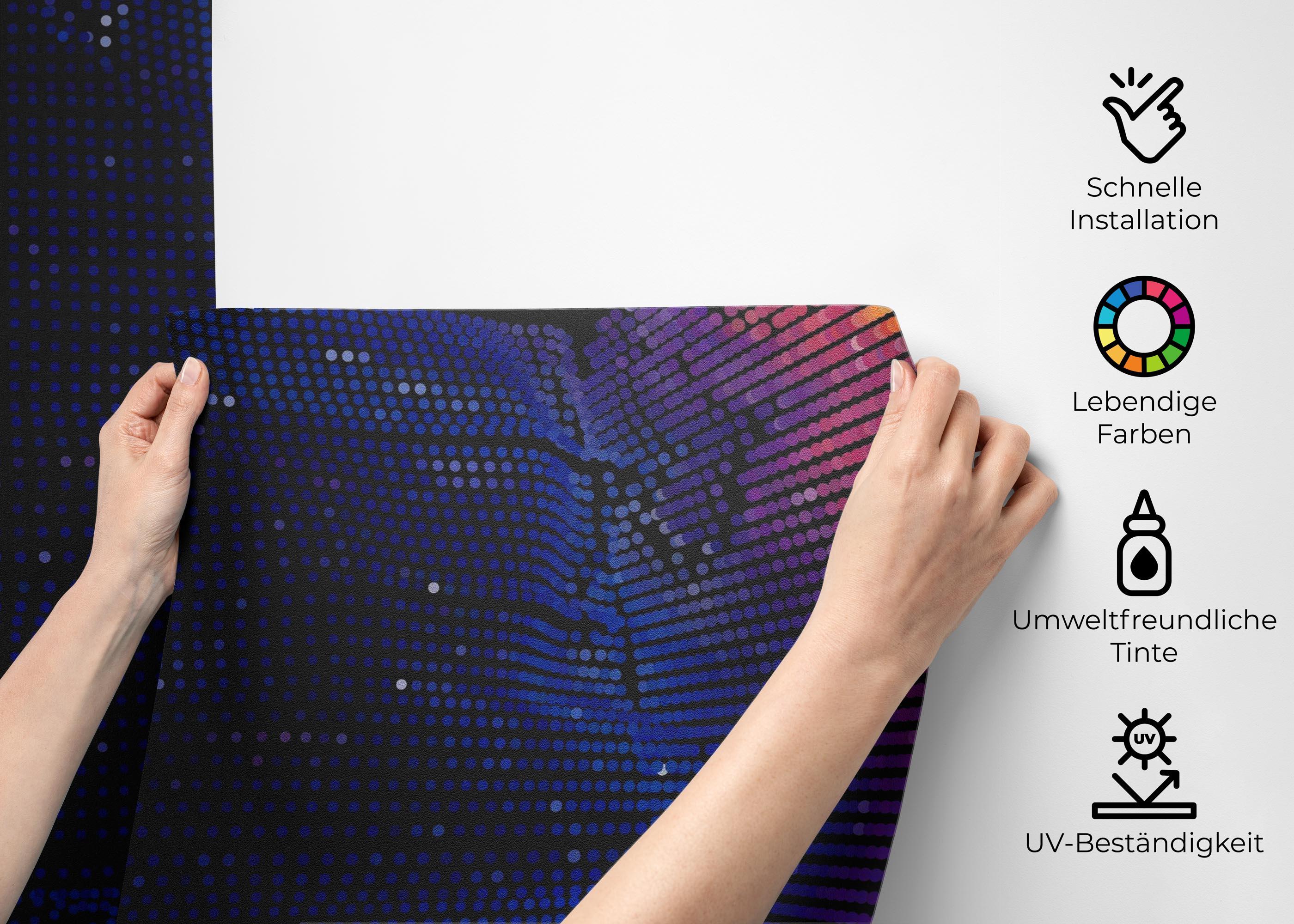 Fototapete Colorful 3d Ball mockup 2