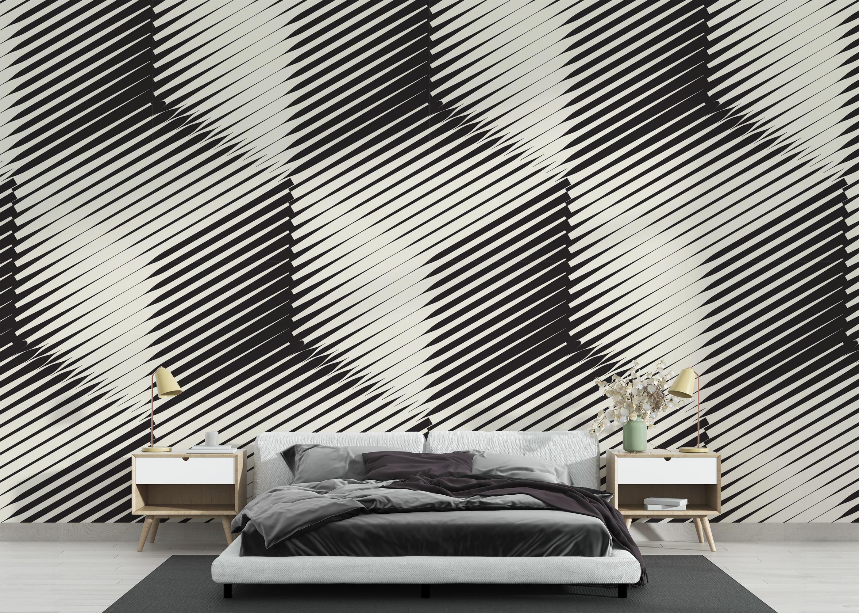 Fototapete Sharp Line Square mockup 3