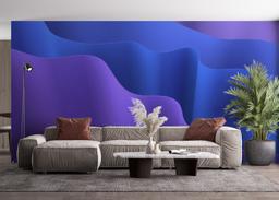 Blue 3d Paper mockup 4