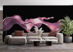 Cool Pink Floating Liquid mockup 4