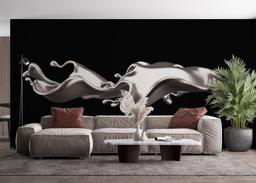 Elegant Silver Liquid mockup 4