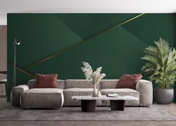 Gold 3d Triangle Line mockup 4