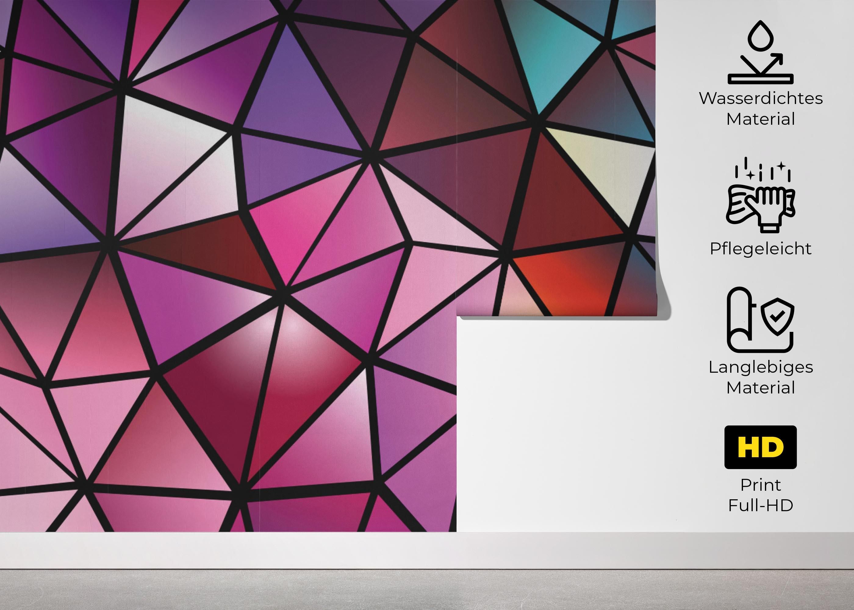 Abstract Mosaic Triangle mockup 5