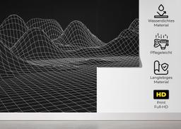 Black 3d Hill Line mockup 5