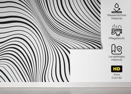 Black 3d Texture Line mockup 5