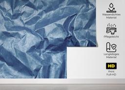 Blue Crumpled Sheet mockup 5