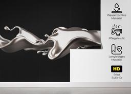 Elegant Silver Liquid mockup 5