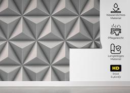 Grey 3d Triangle mockup 5