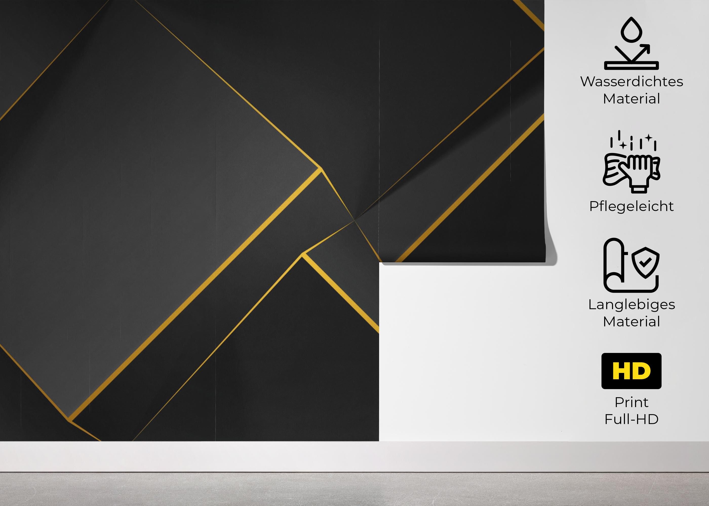 Volumetric Yellow Cubes mockup 5